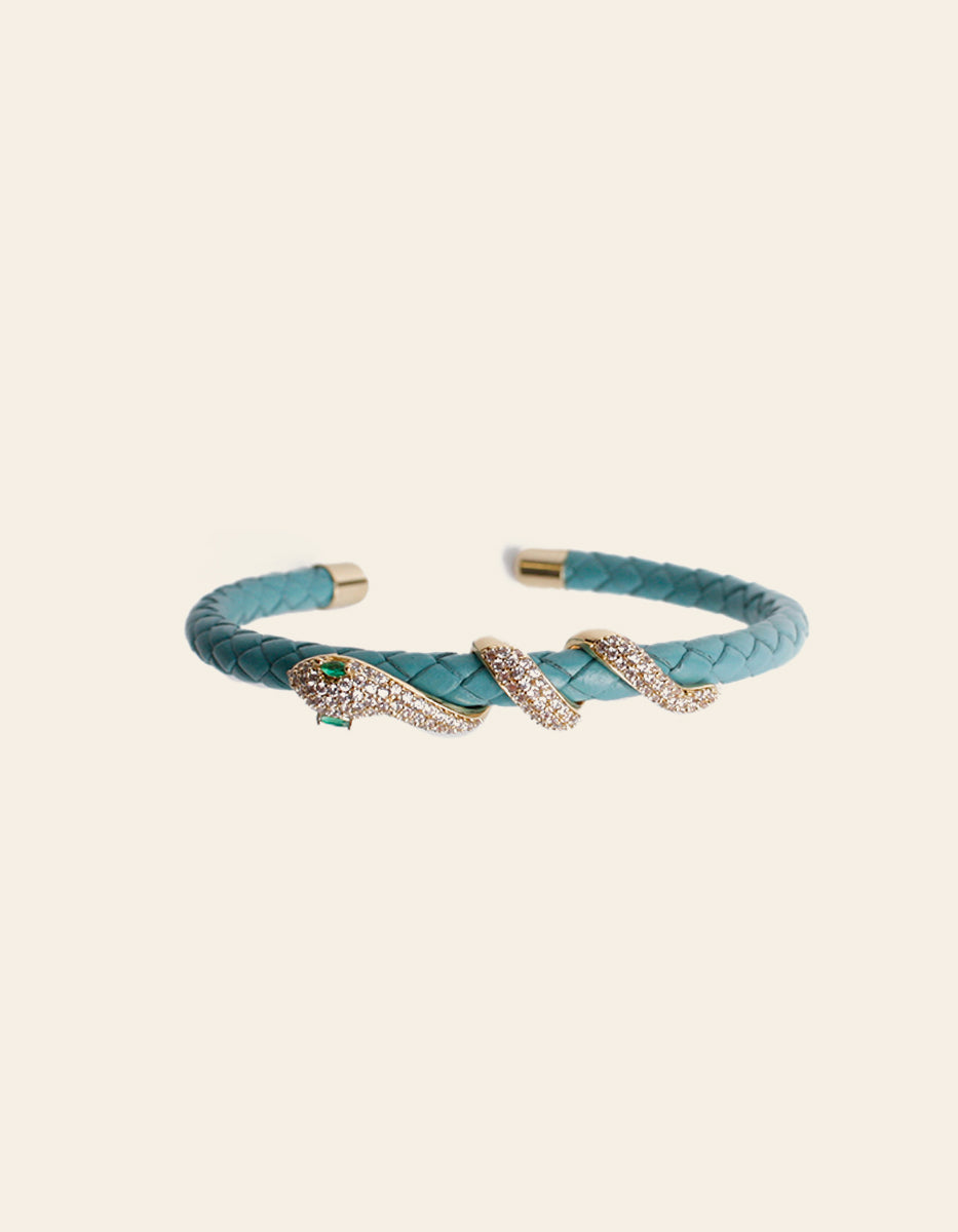 Poison Deluxe gold-plated snake bracelet – Daniel Espinosa USA