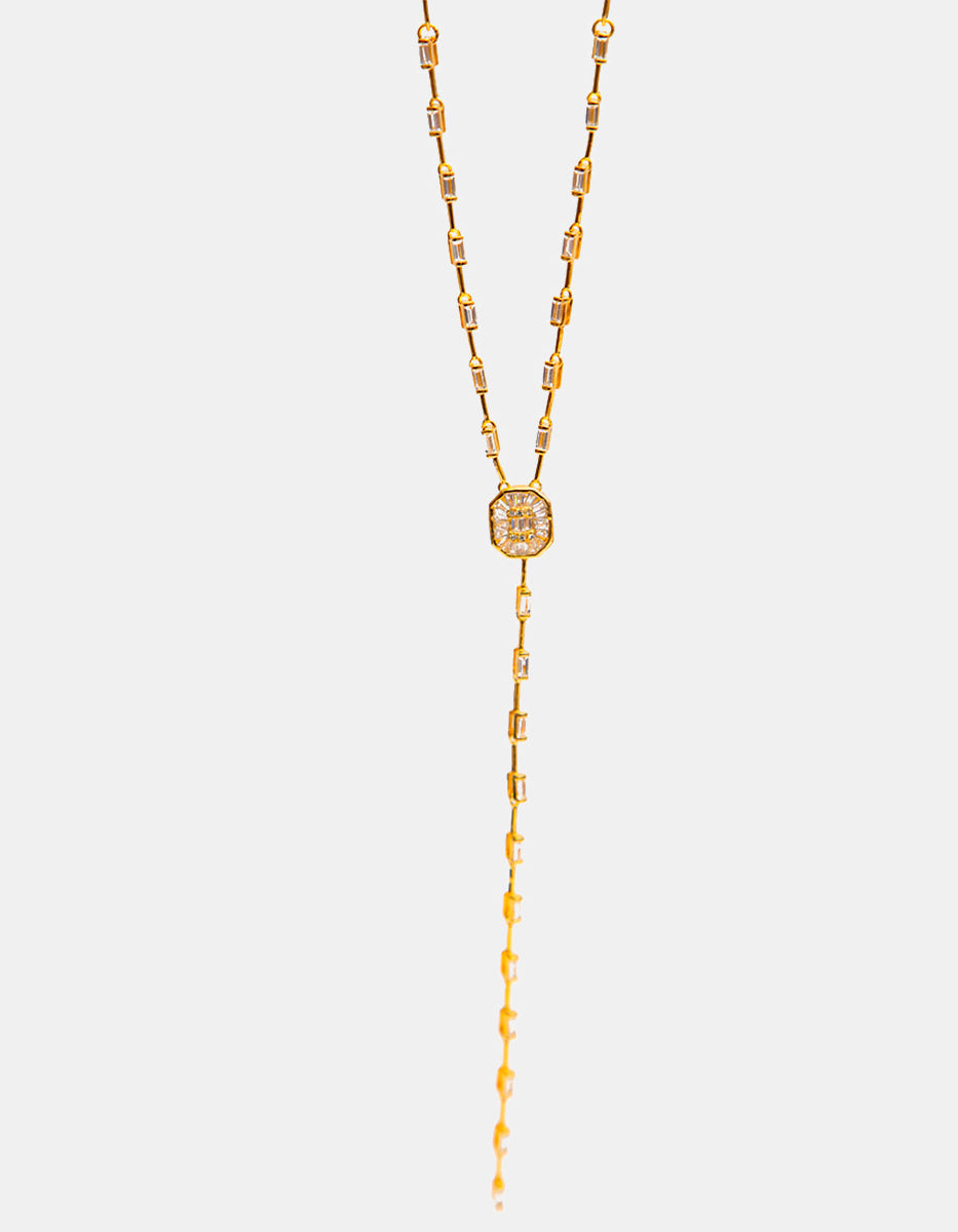 Luxury Color 22k gold-plated necklace