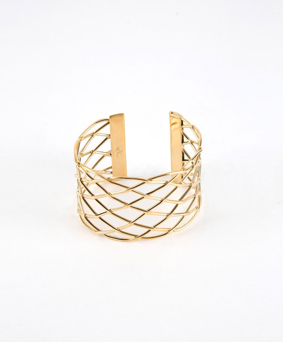 Calcuta gold-plated braided bracelet