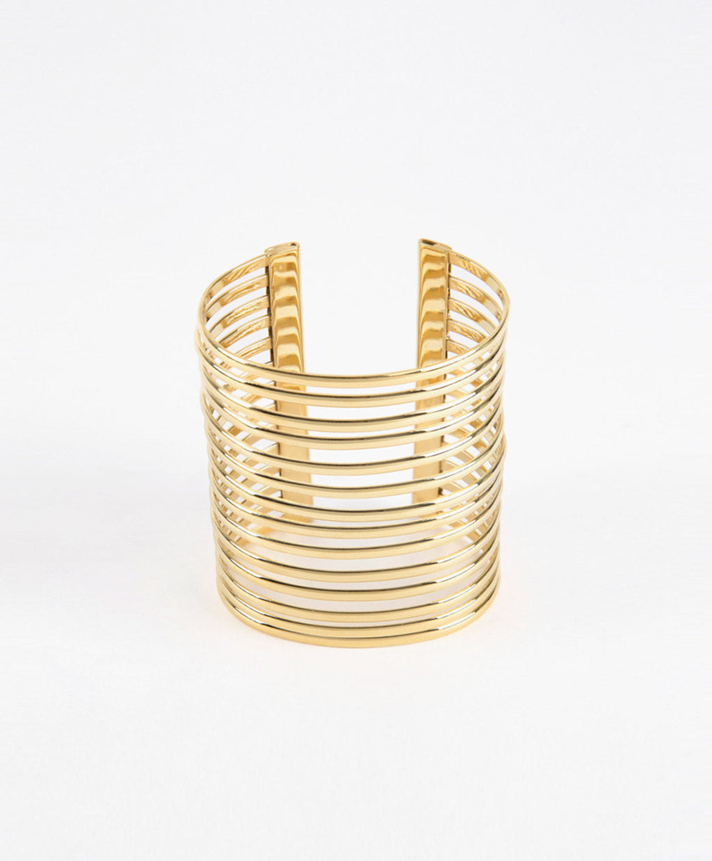 Calcuta gold-plated lines bracelet