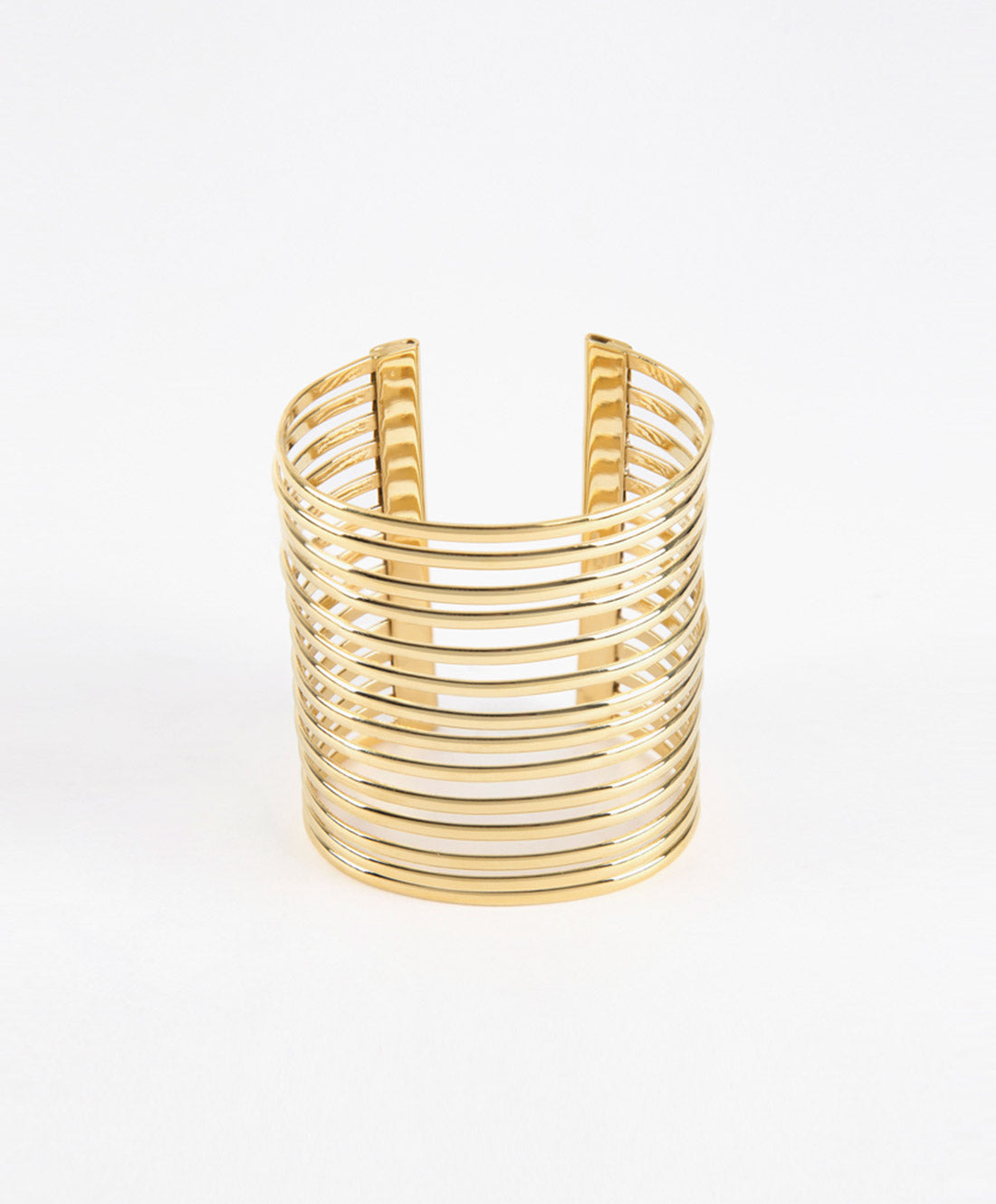 Calcuta gold-plated lines bracelet