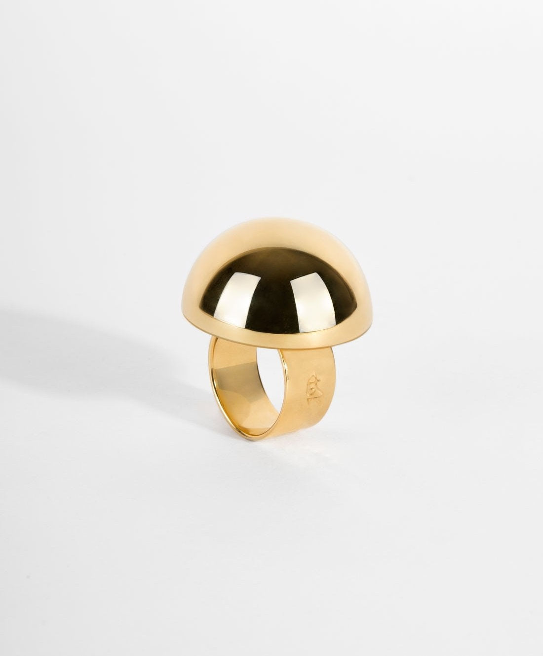 Universe gold-plated ring