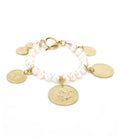Memories Authentic Coins & Mabe Pearl Bracelet