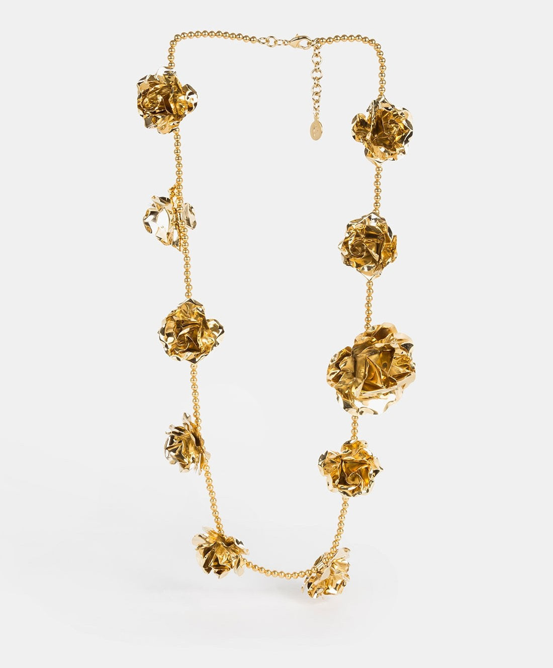 Eden gold-plated roses necklace