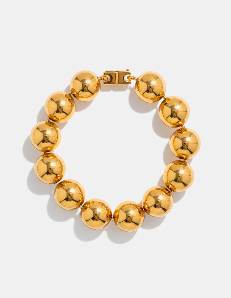 Universe gold-plated necklace