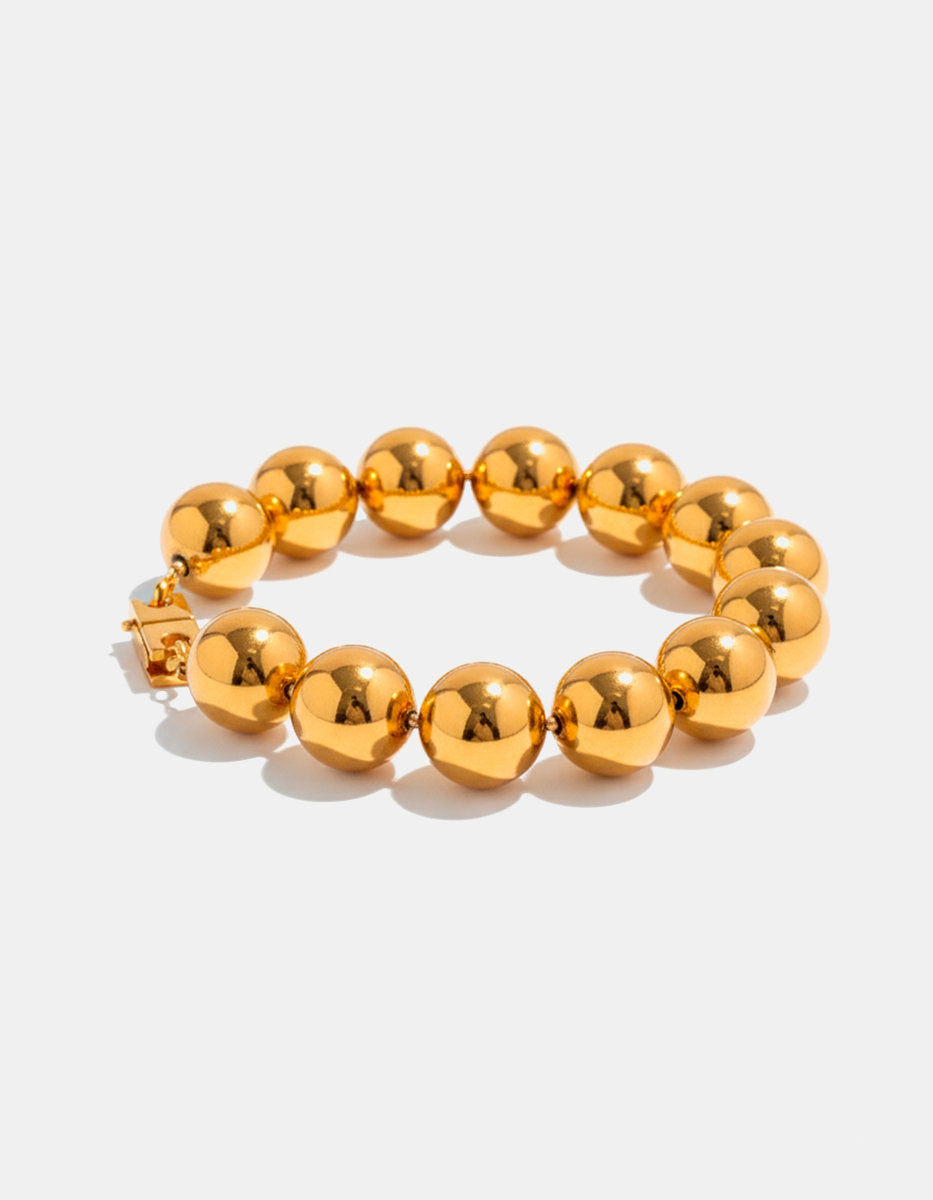 Universe gold-plated necklace