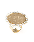 Memories Authentic Coin Adjustable Ring