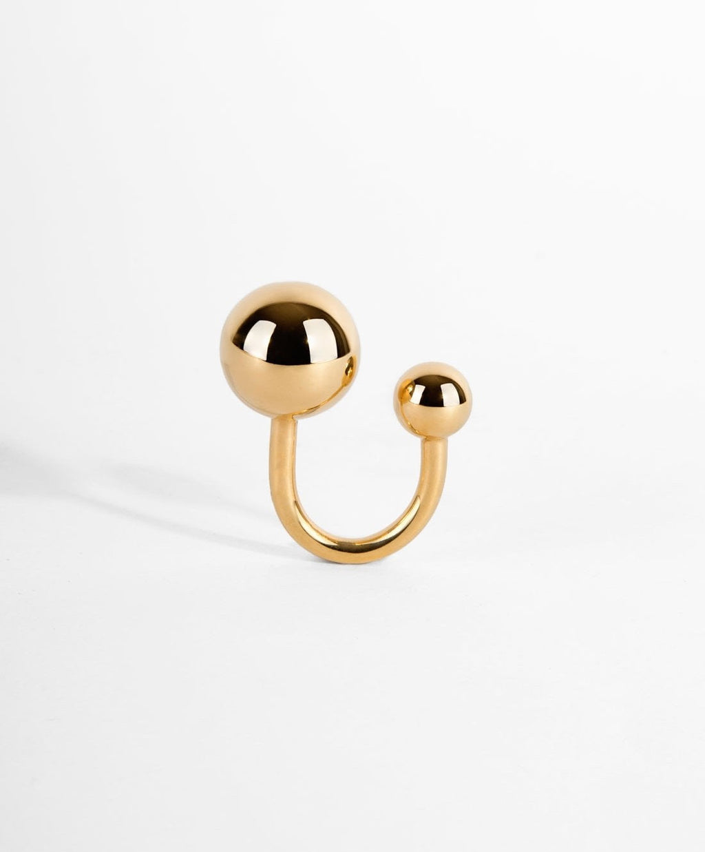 Universe gold-plated ring