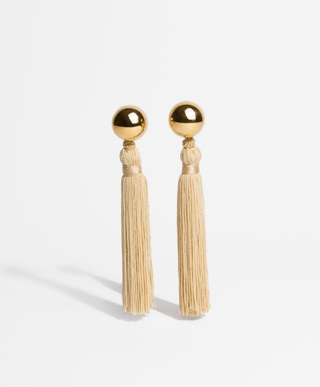 Universe gold-plated earrings