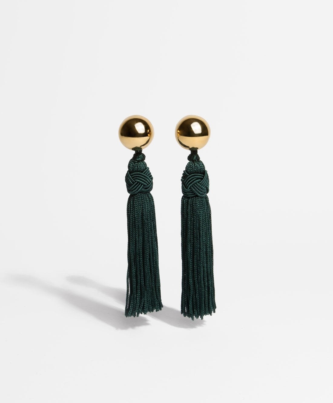 Universe gold-plated earrings