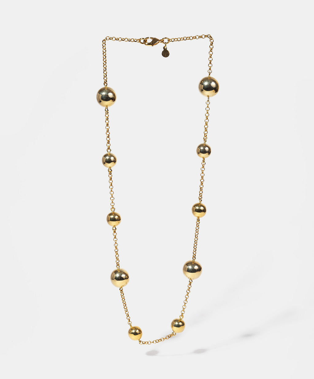 Universe gold-plated necklace
