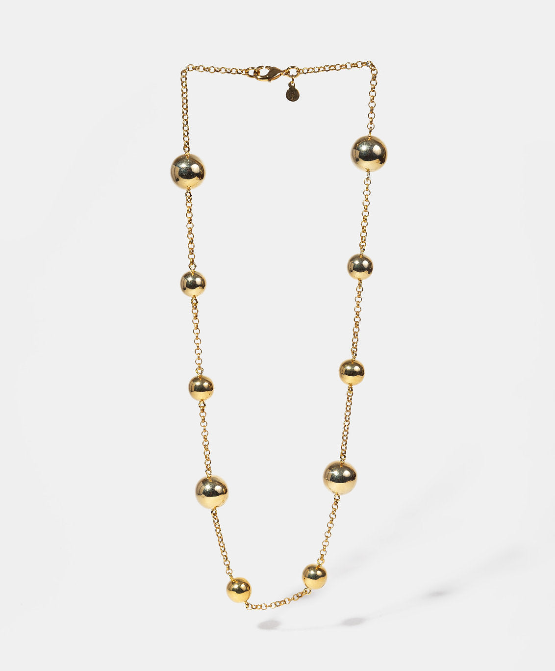 Universe gold-plated necklace