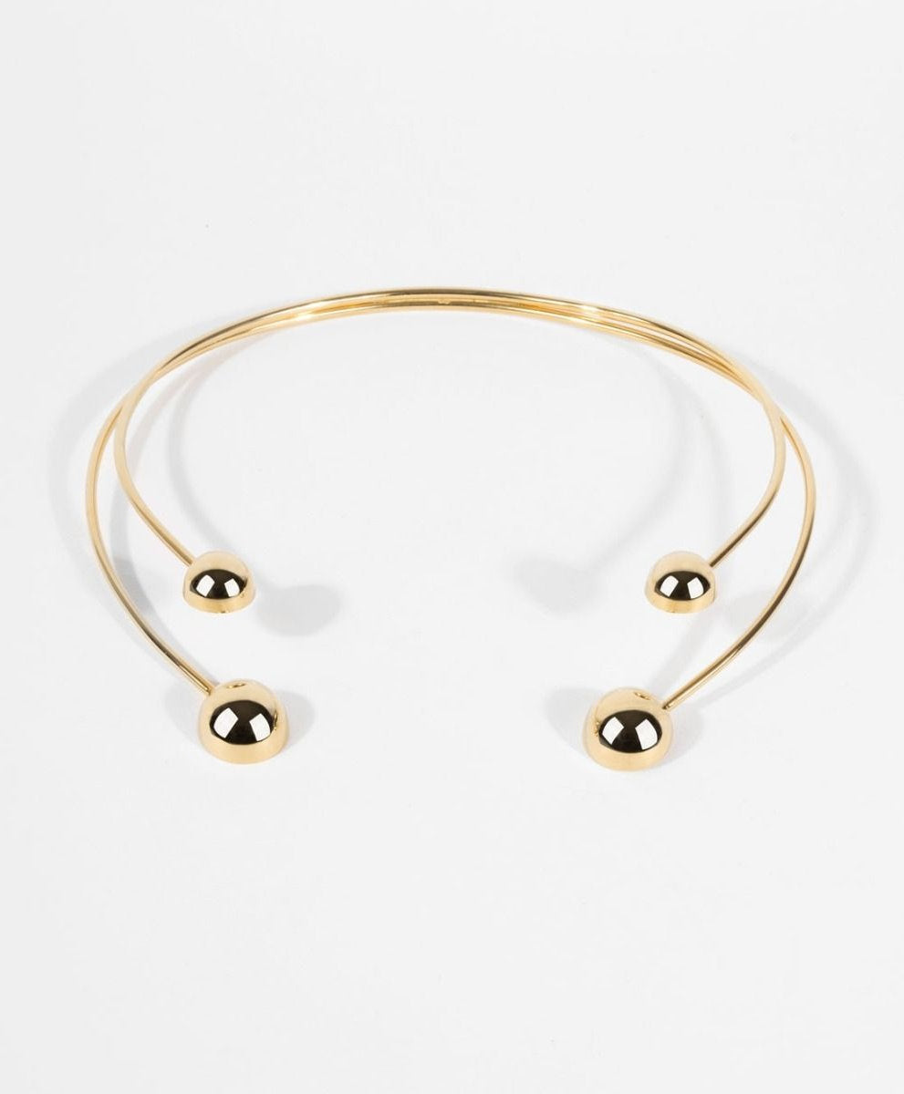 Universe gold-plated choker