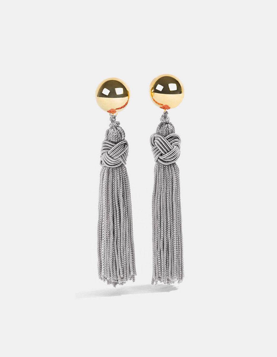 Universe gold-plated earrings