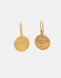 Memories Vintage Olmec Coin Earrings