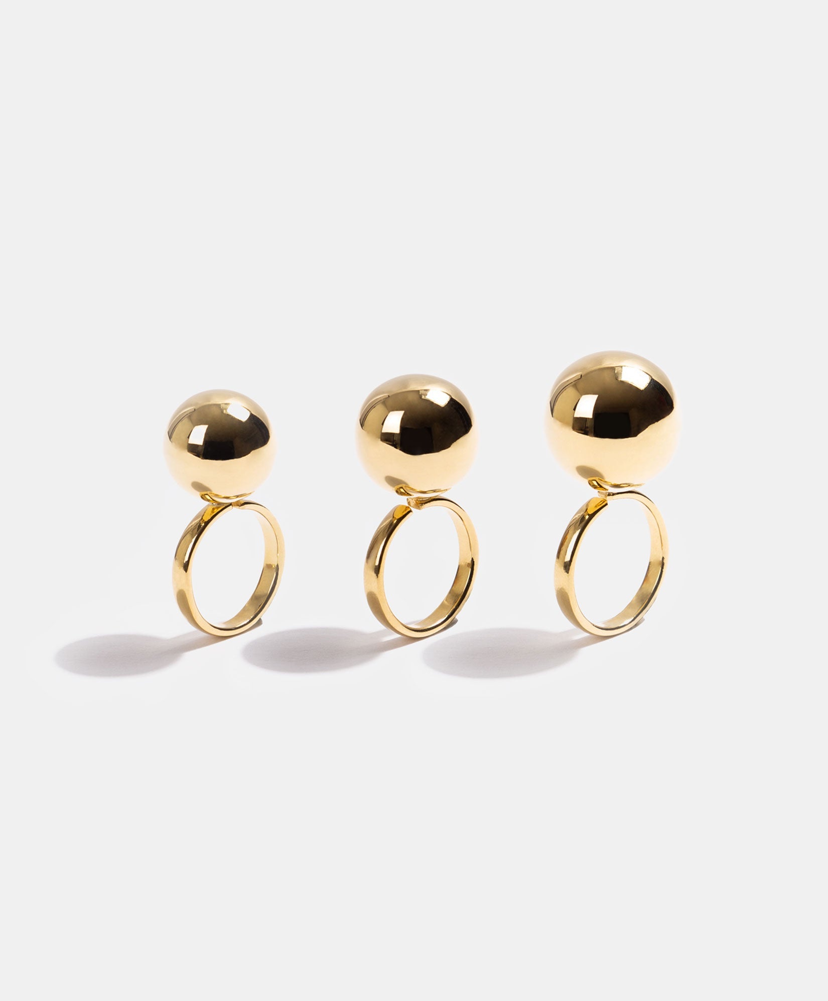 Universe gold-plated set rings