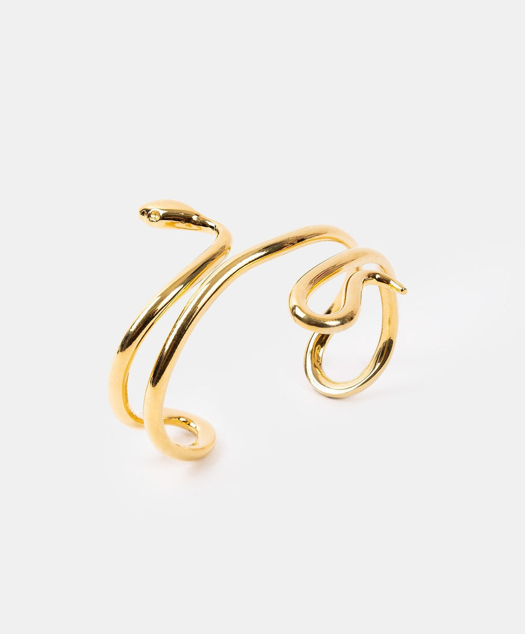 Poison gold-plated snake bracelet