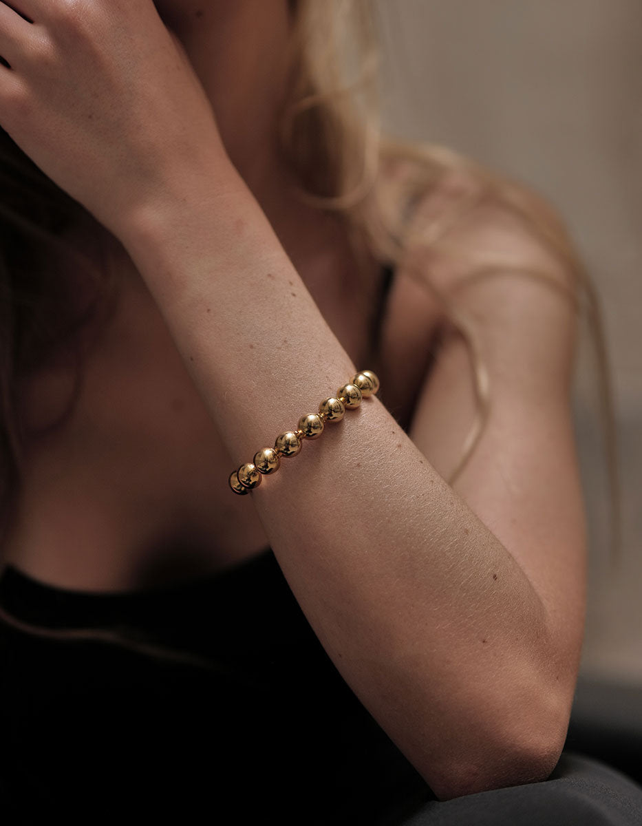 Universe gold-plated bracelet