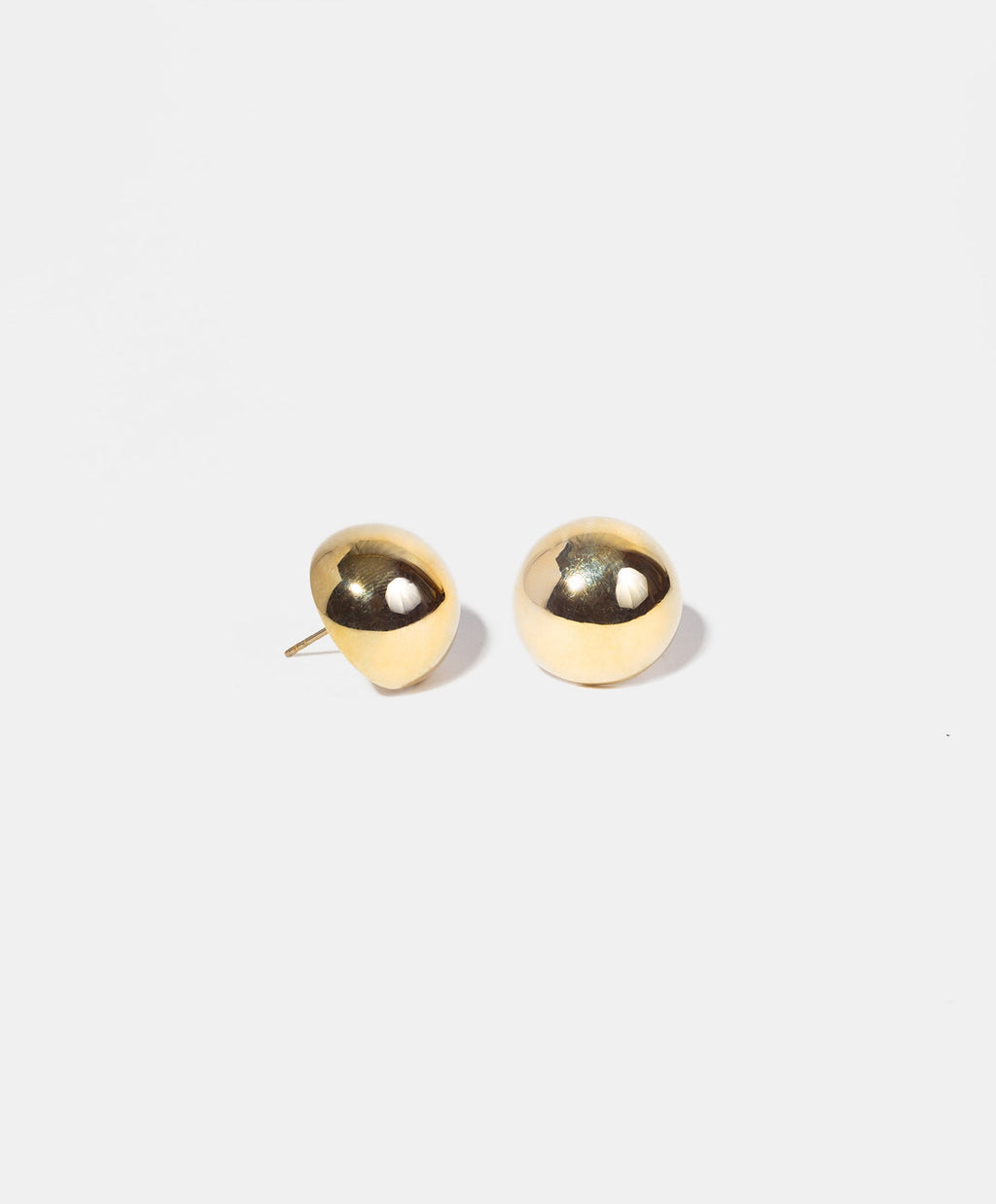 Universe gold-plated stud earrings