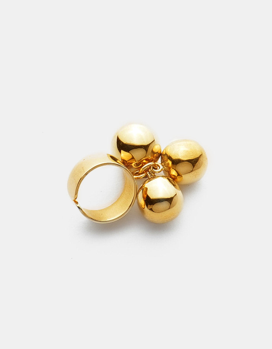 Universe gold-plated ring