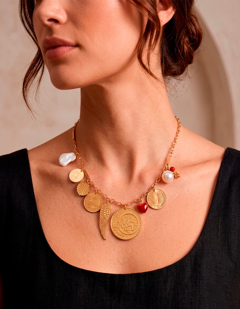 Memories Authentic Multi-Coin Necklace