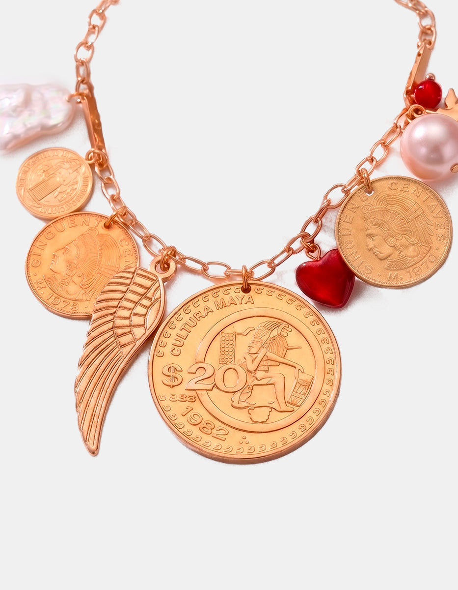 Memories Authentic Multi-Coin Necklace