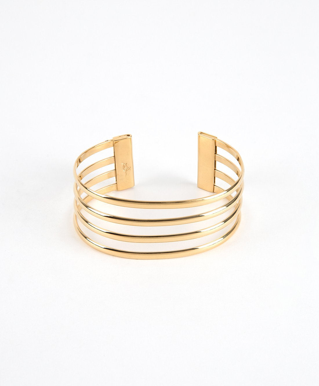 Calcuta gold-plated lines bracelet