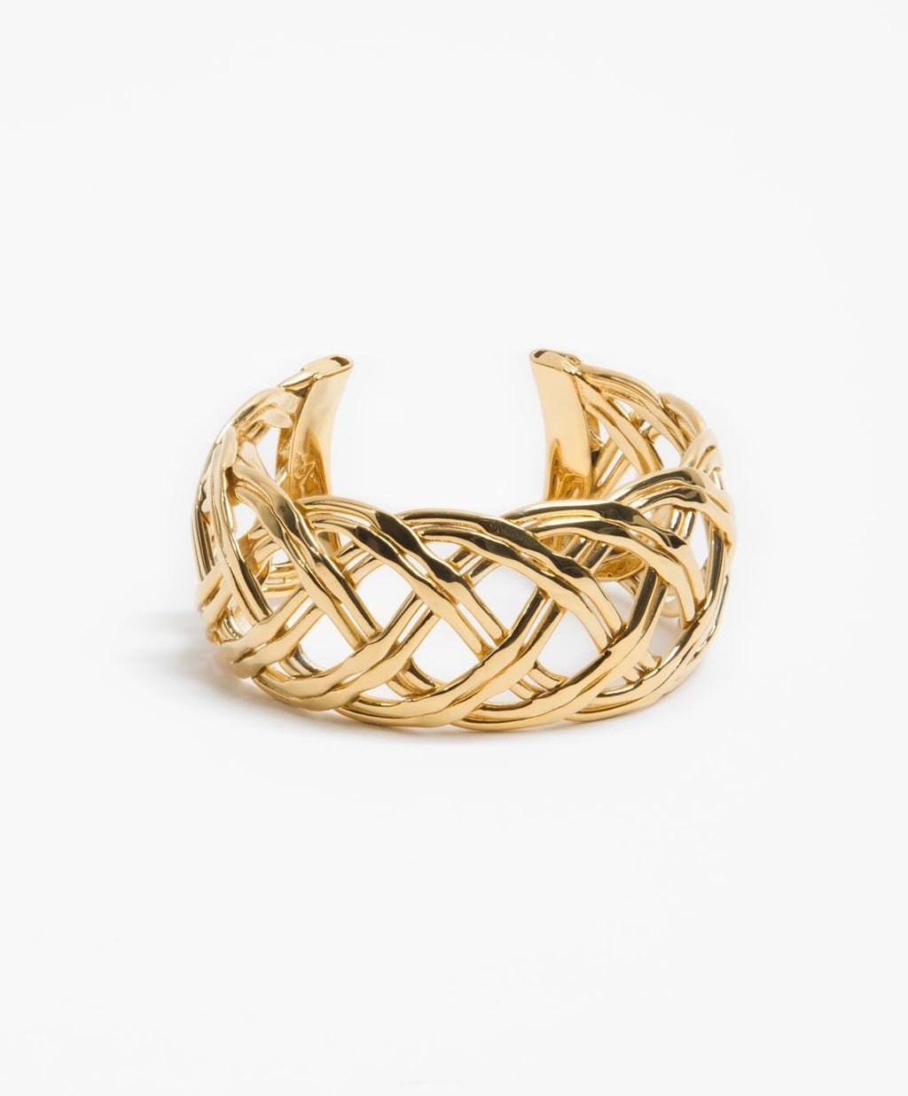 Calcuta gold-plated braided bracelet