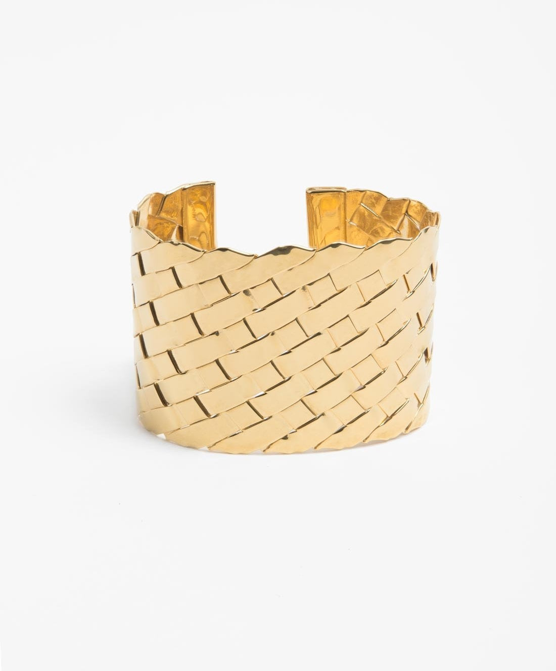Calcuta gold-plated braided bracelet
