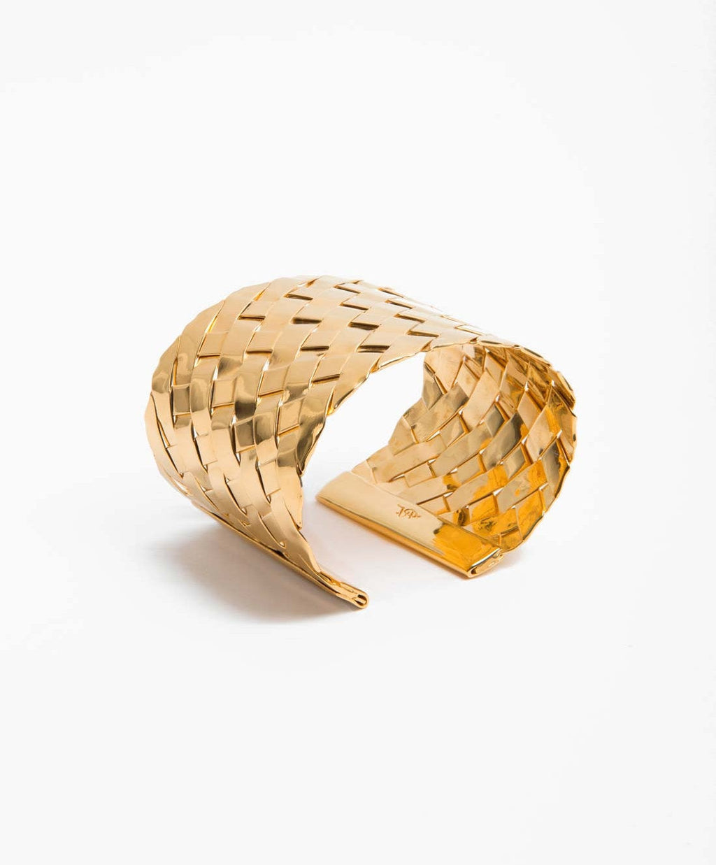 Calcuta gold-plated braided bracelet