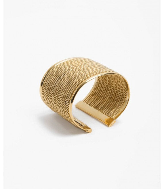 Calcuta gold-plated lines bracelet