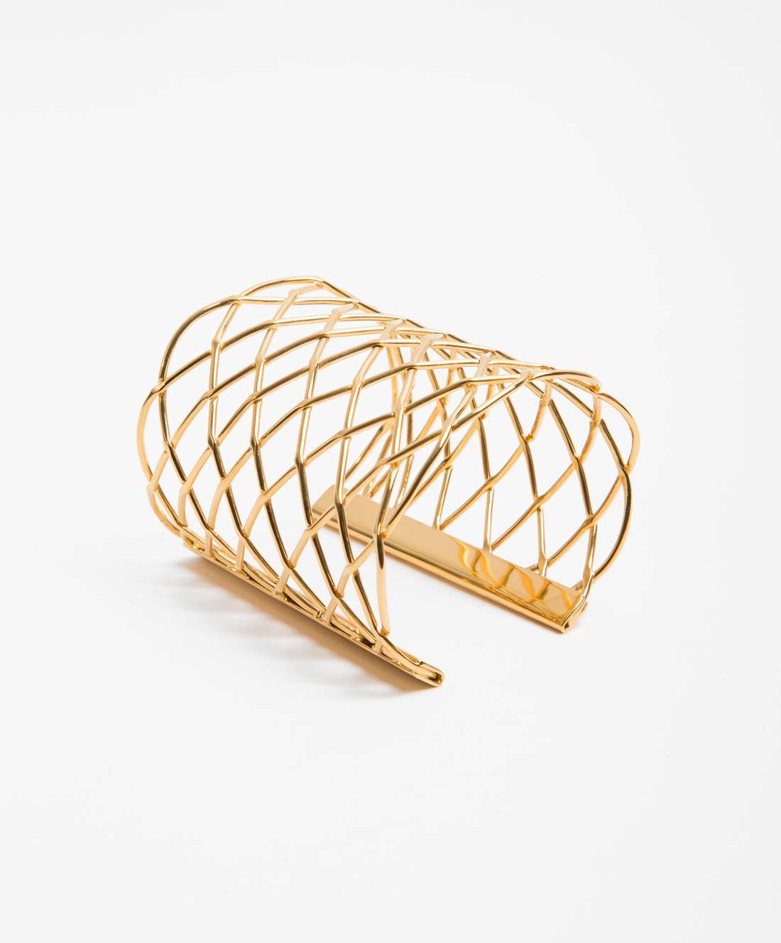 Calcuta gold-plated braided bracelet