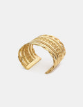 Calcuta gold-plated braided bracelet
