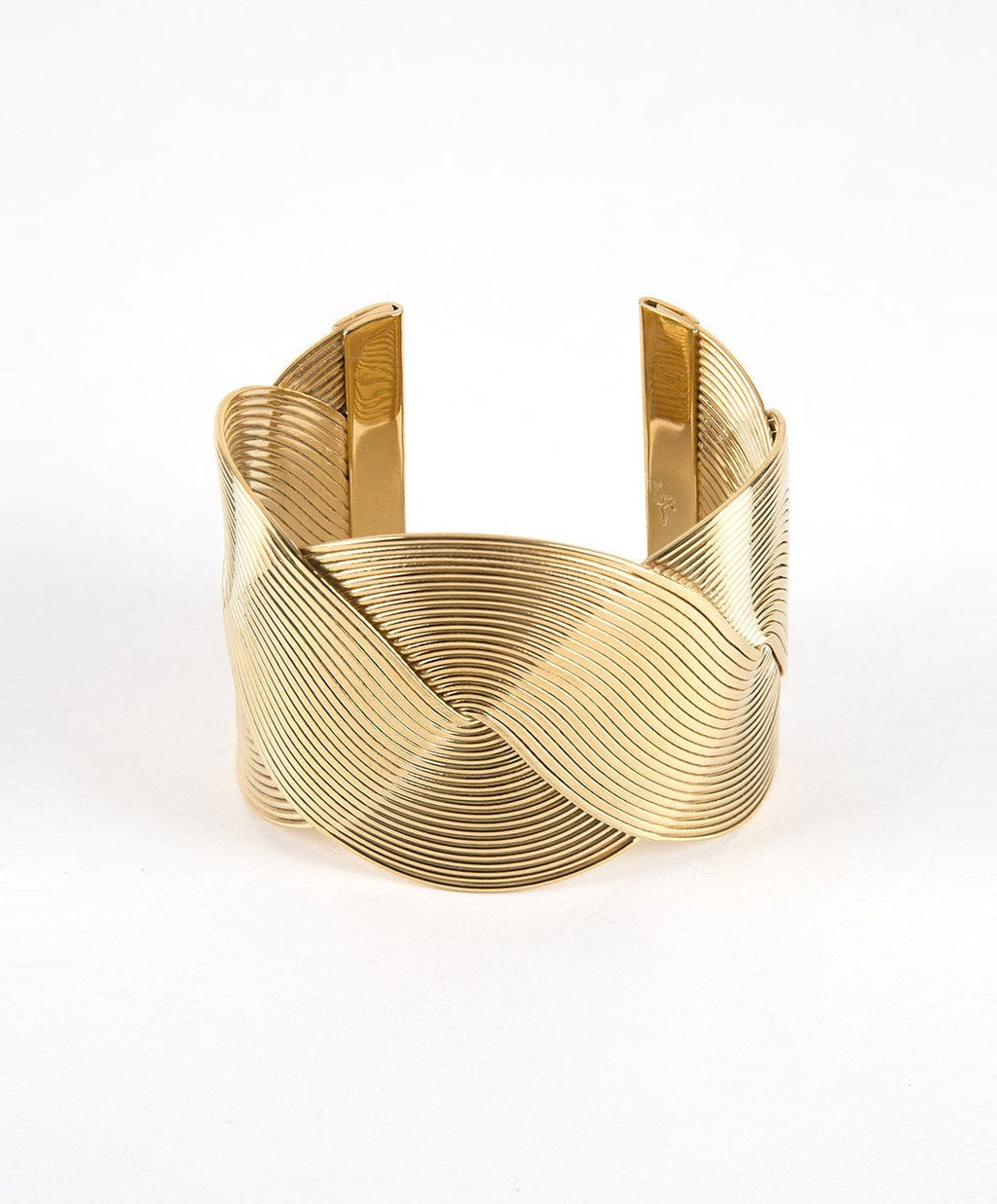 Calcuta gold-plated braided bracelet