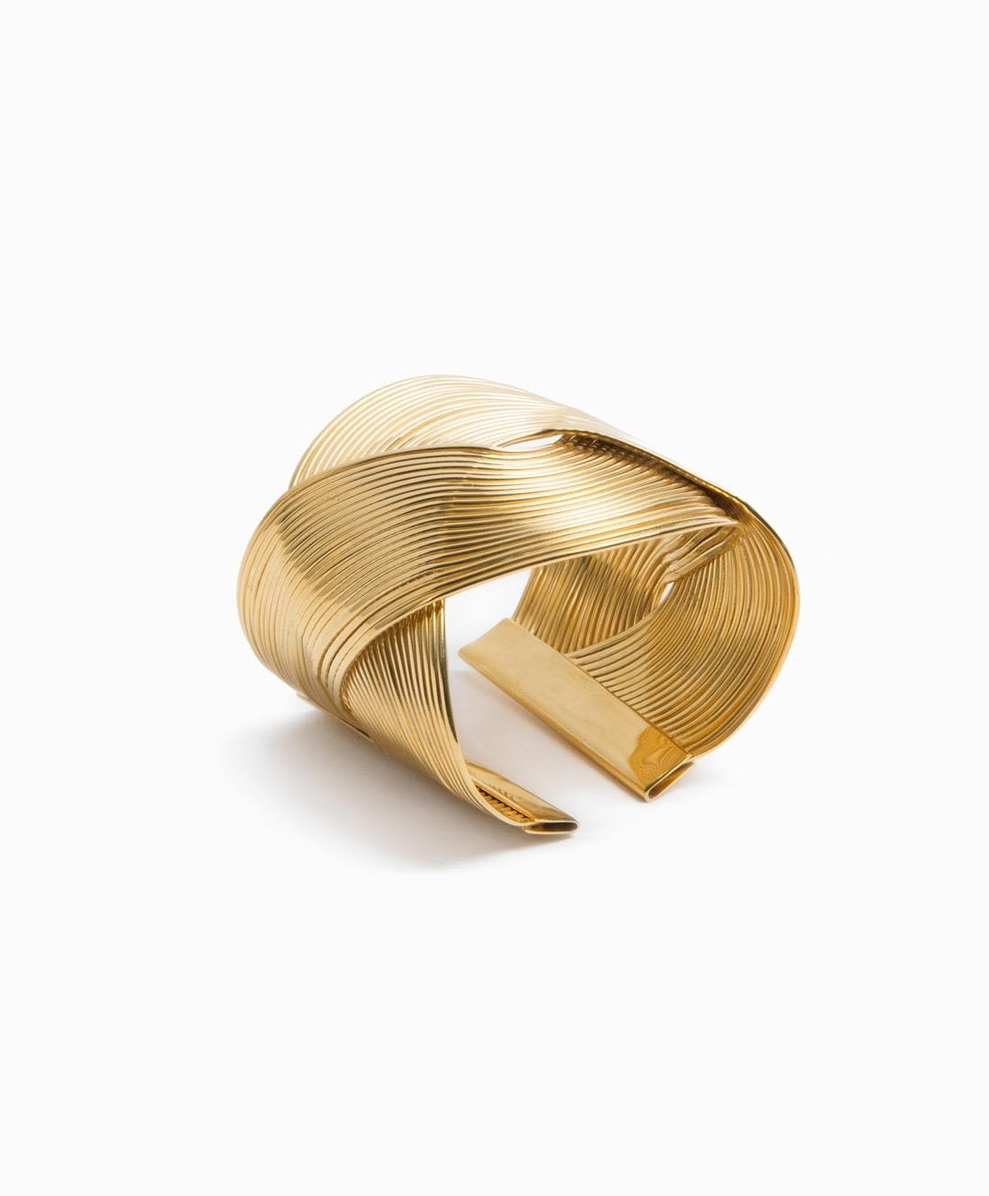 Calcuta gold-plated braided bracelet