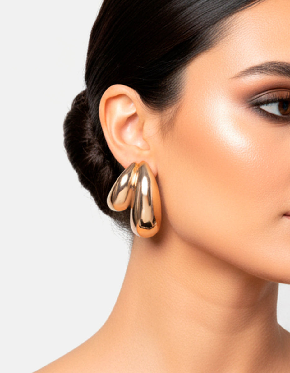 Golden Chic gold-filled earrings