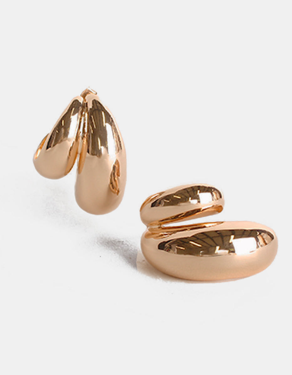 Golden Chic gold-filled earrings
