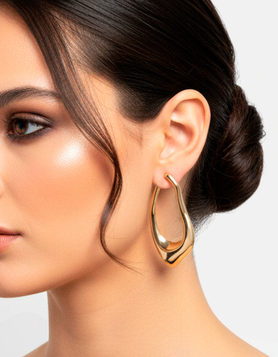 Golden Chic gold-filled earrings