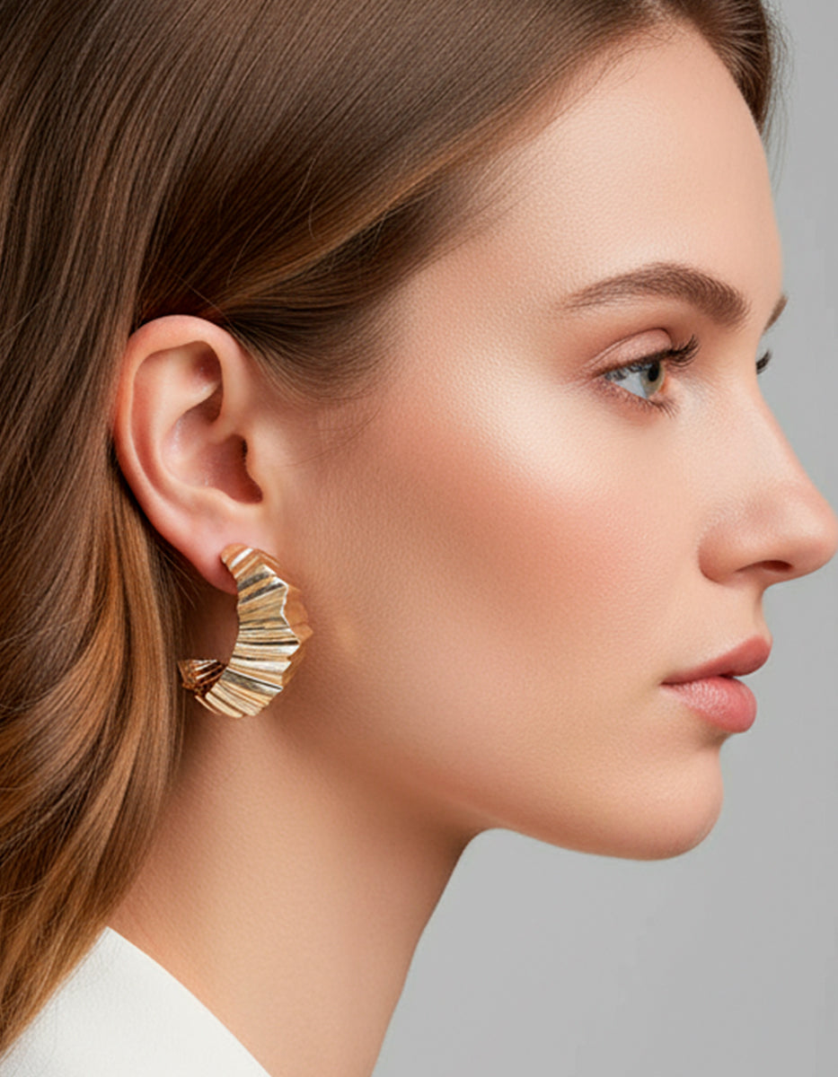 Golden Chic gold-filled earrings