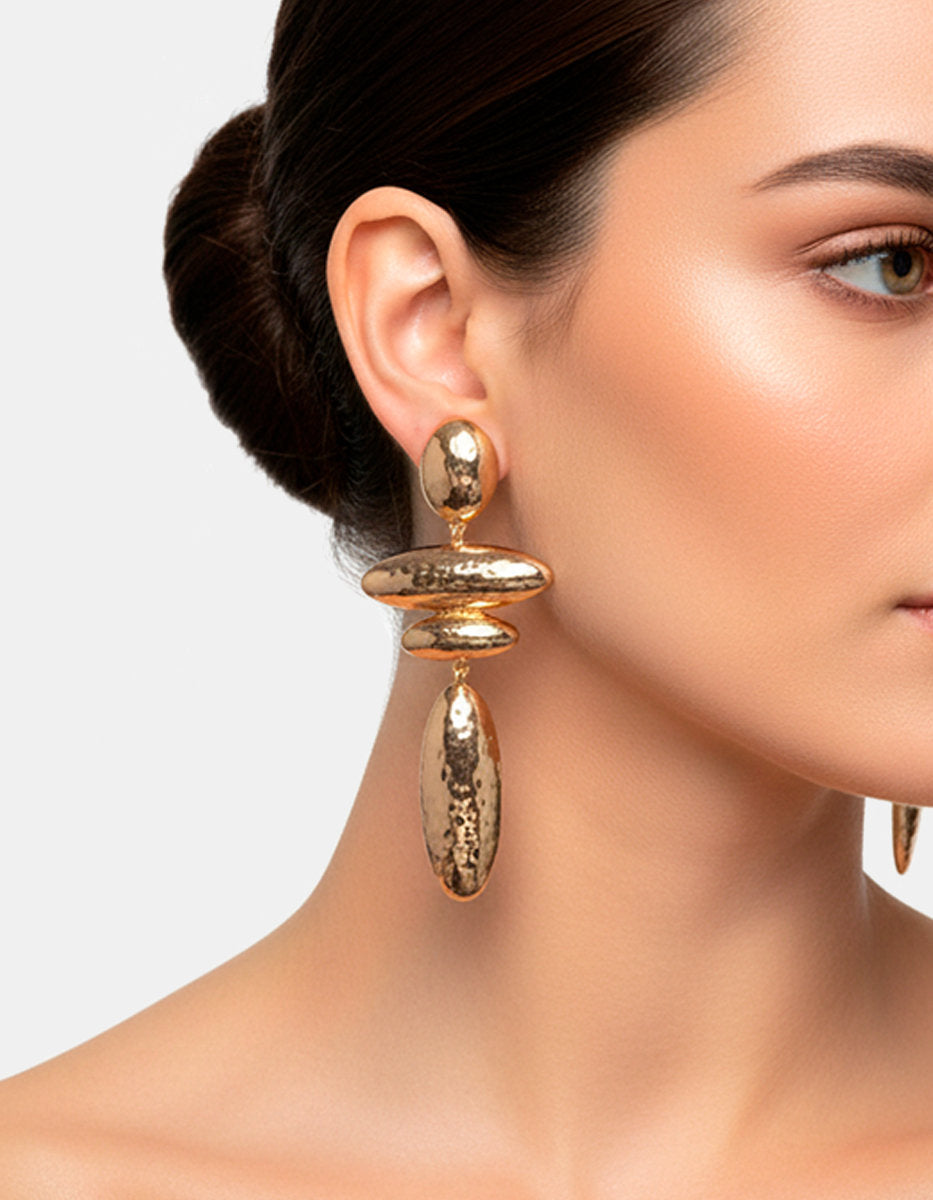 Golden Chic gold-filled earrings