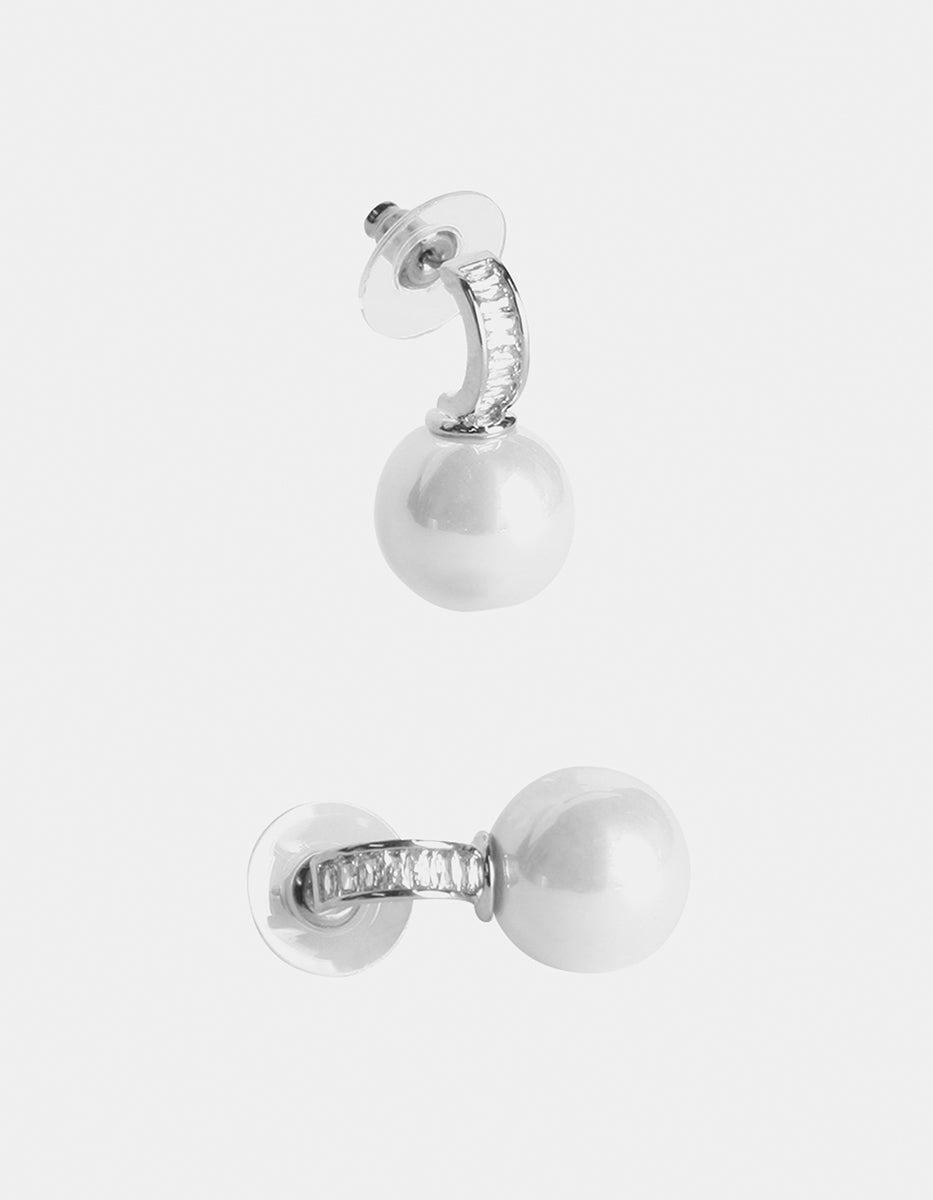 Festive Style mabe pearl earrings