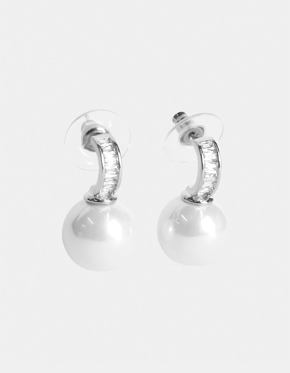 Festive Style mabe pearl earrings