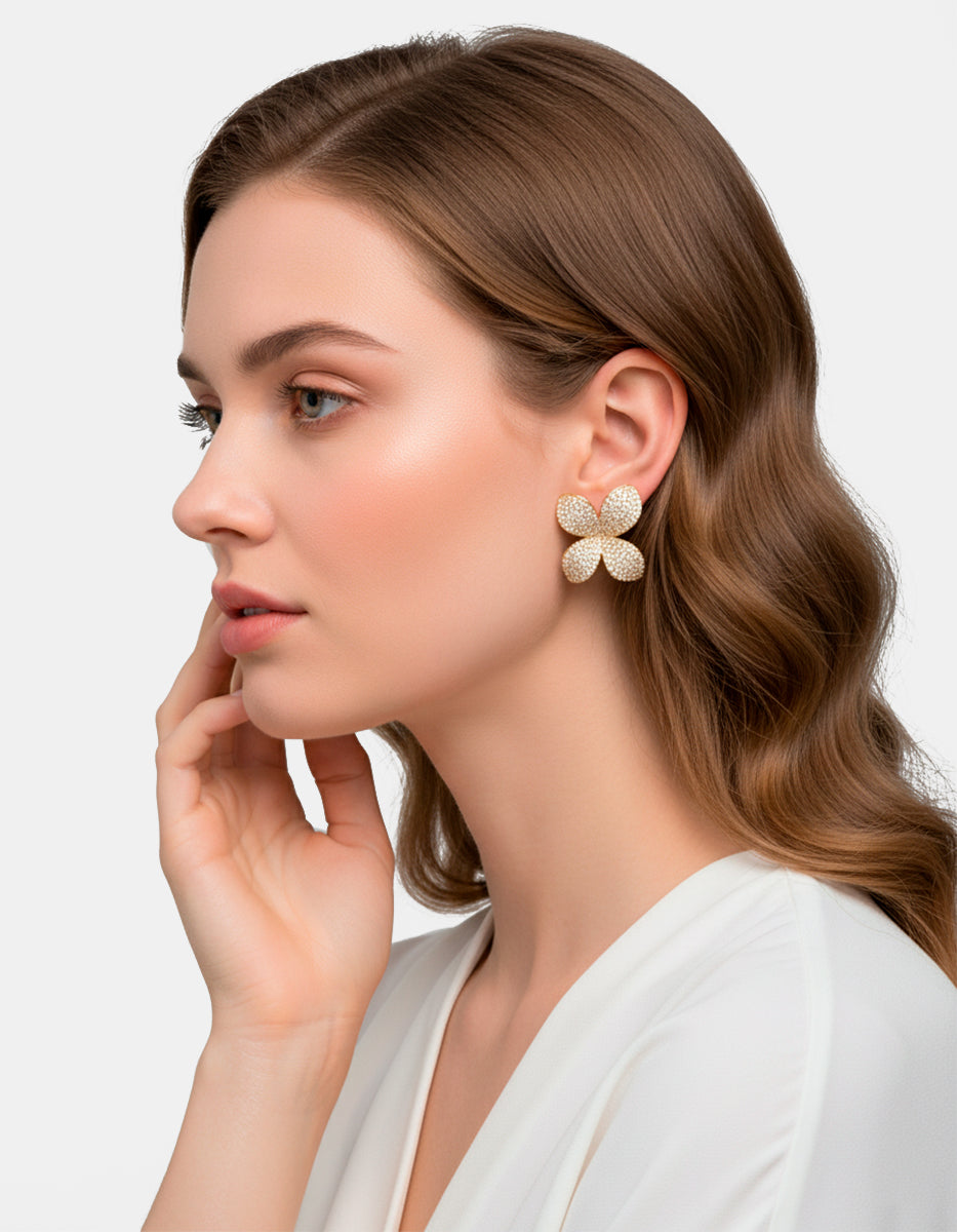 Festive Style petal earrings
