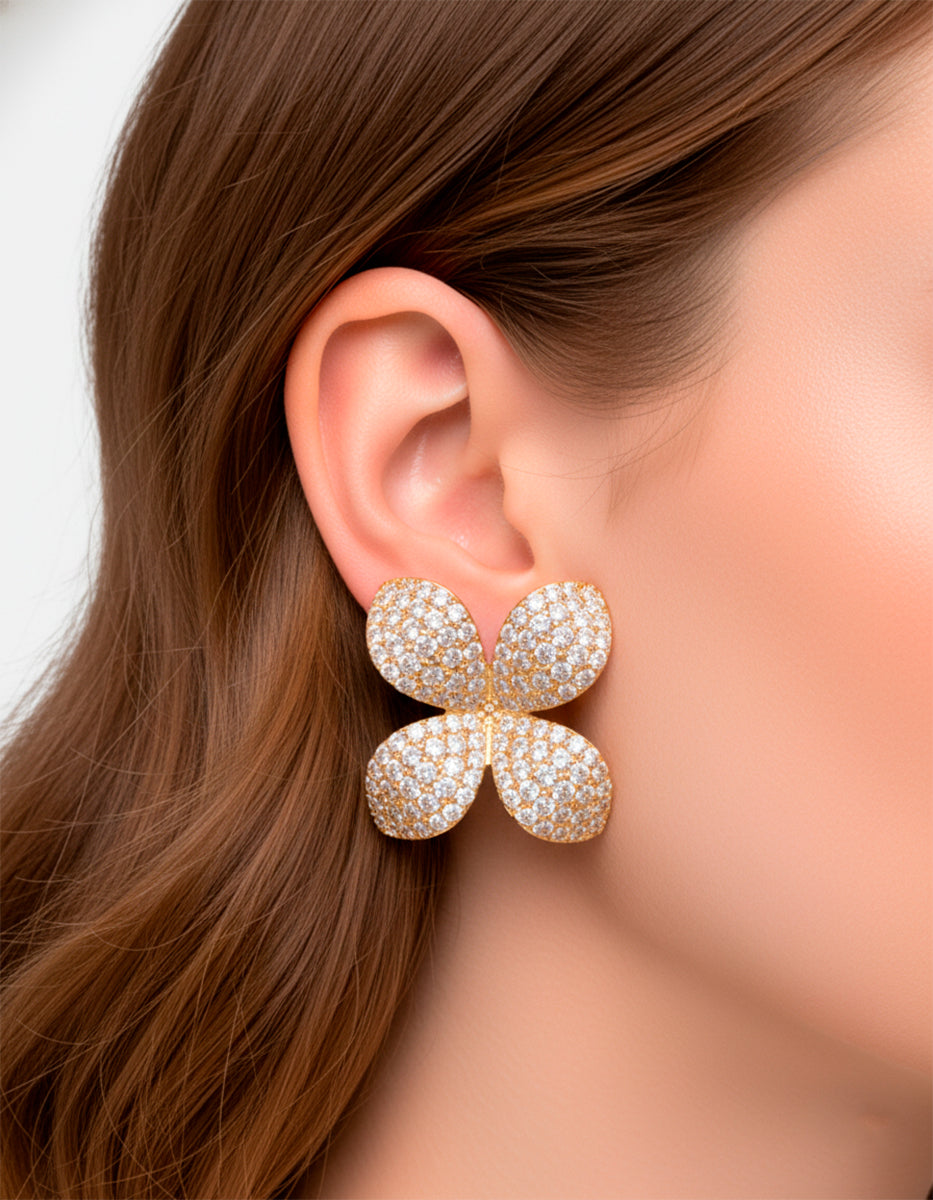 Festive Style petal earrings