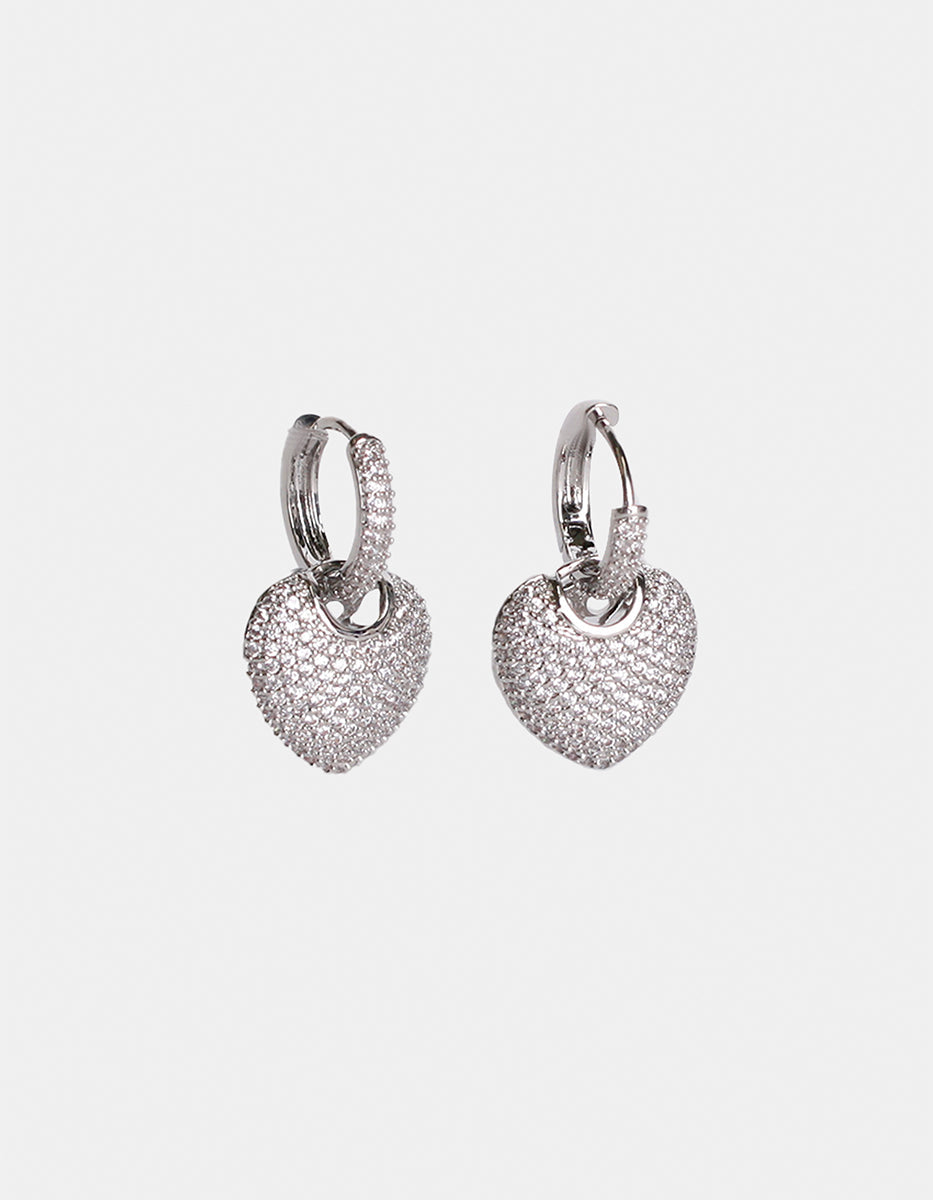 Festive Style heart earrings