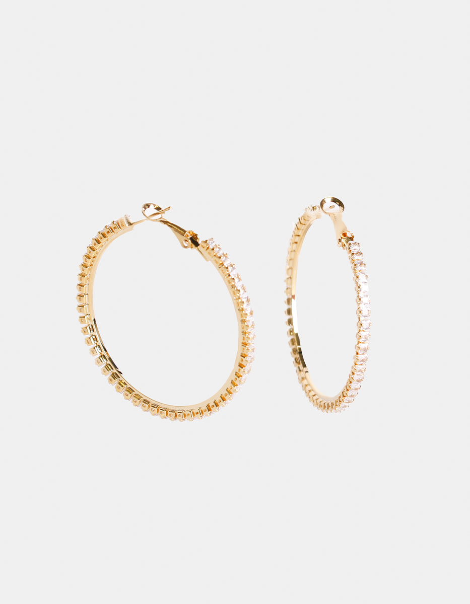 Festive Style hoop earrings