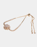 Festive Style gold-plated flower bracelet