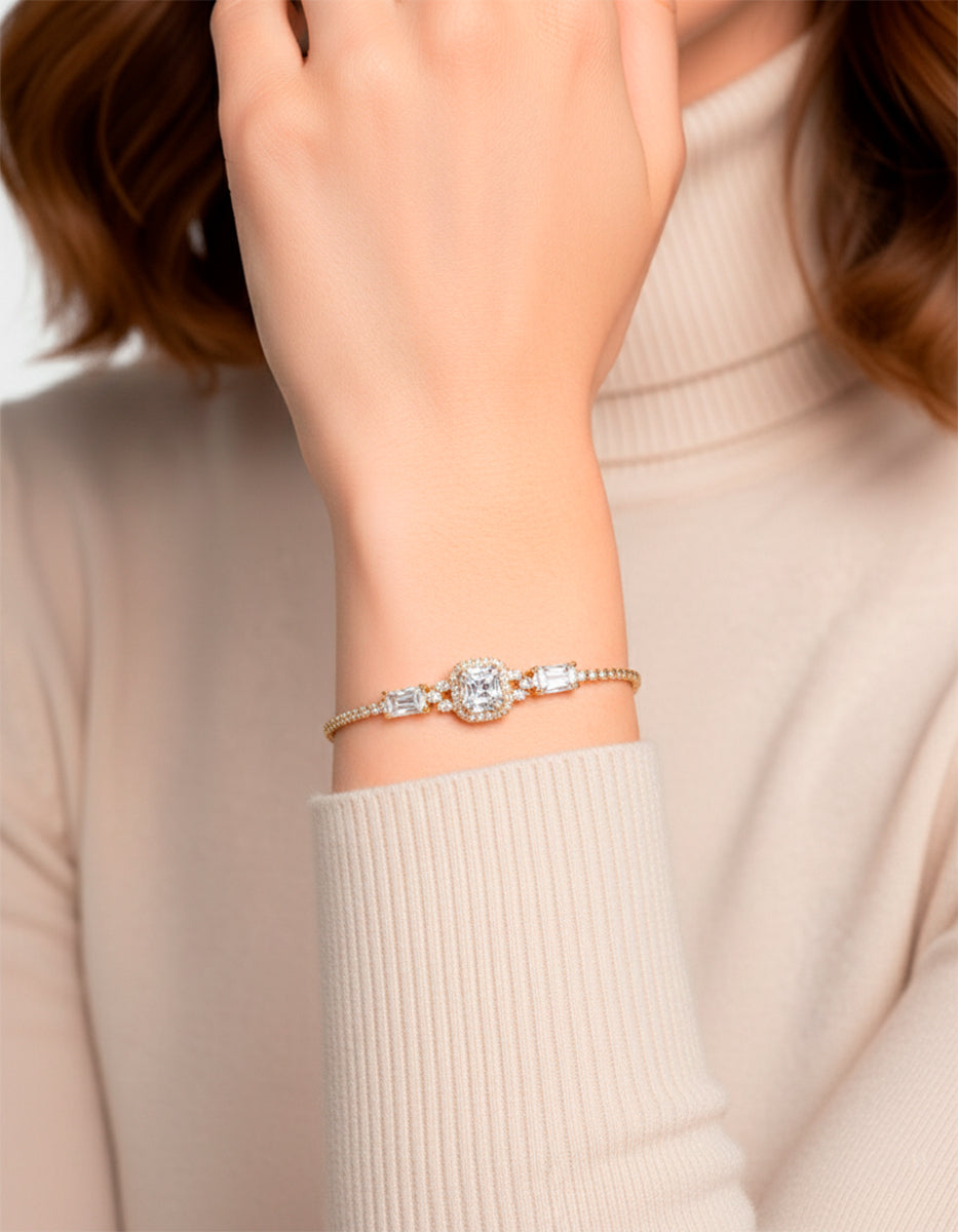 Festive Style gold-plated bracelet