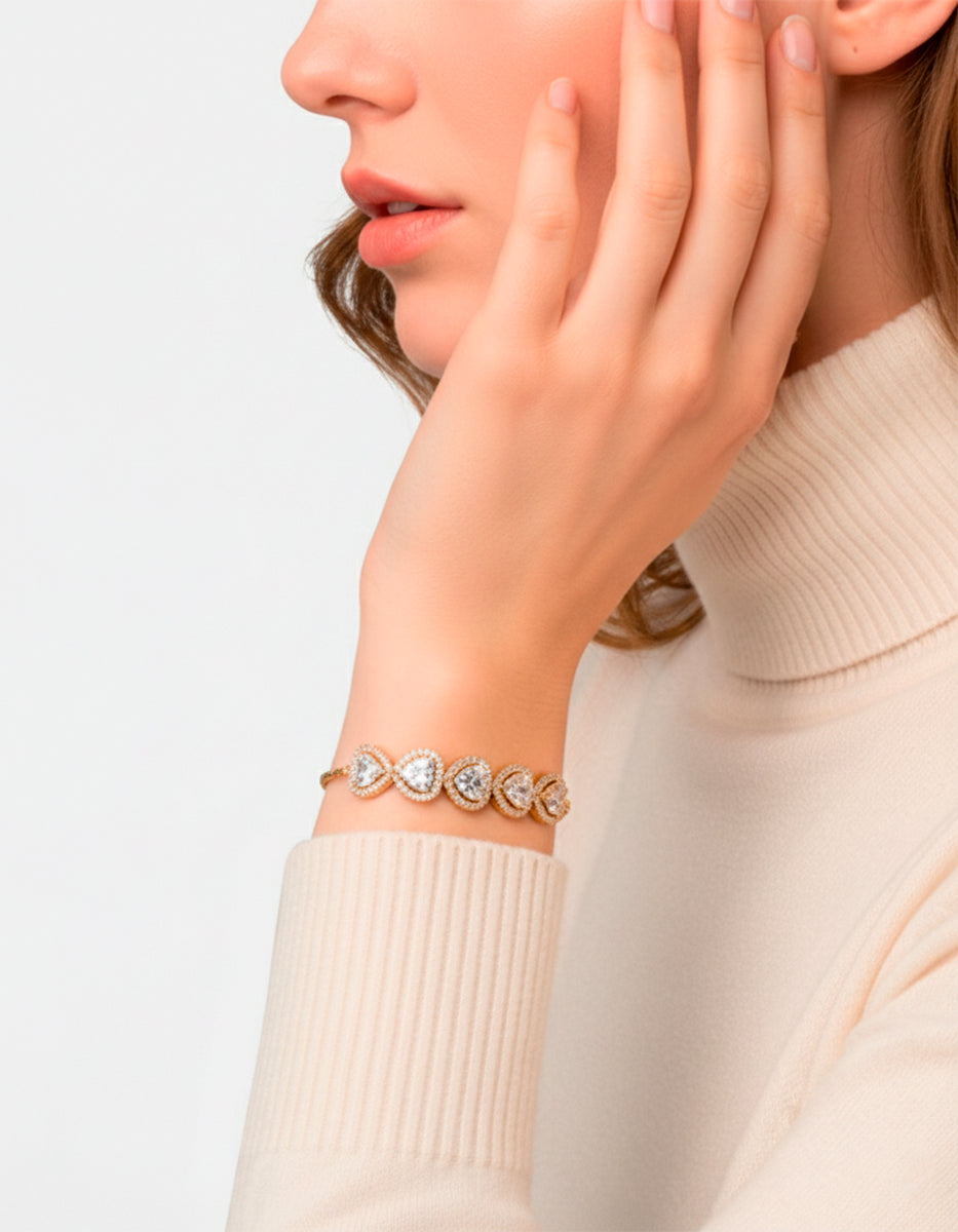 Festive Style gold-plated bracelet