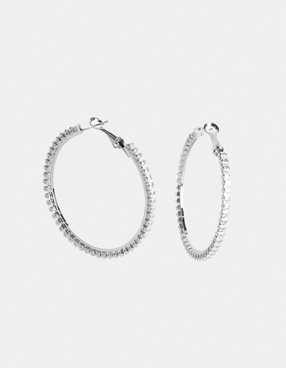 Festive Style hoop earrings